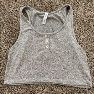 Grey heathered tank top